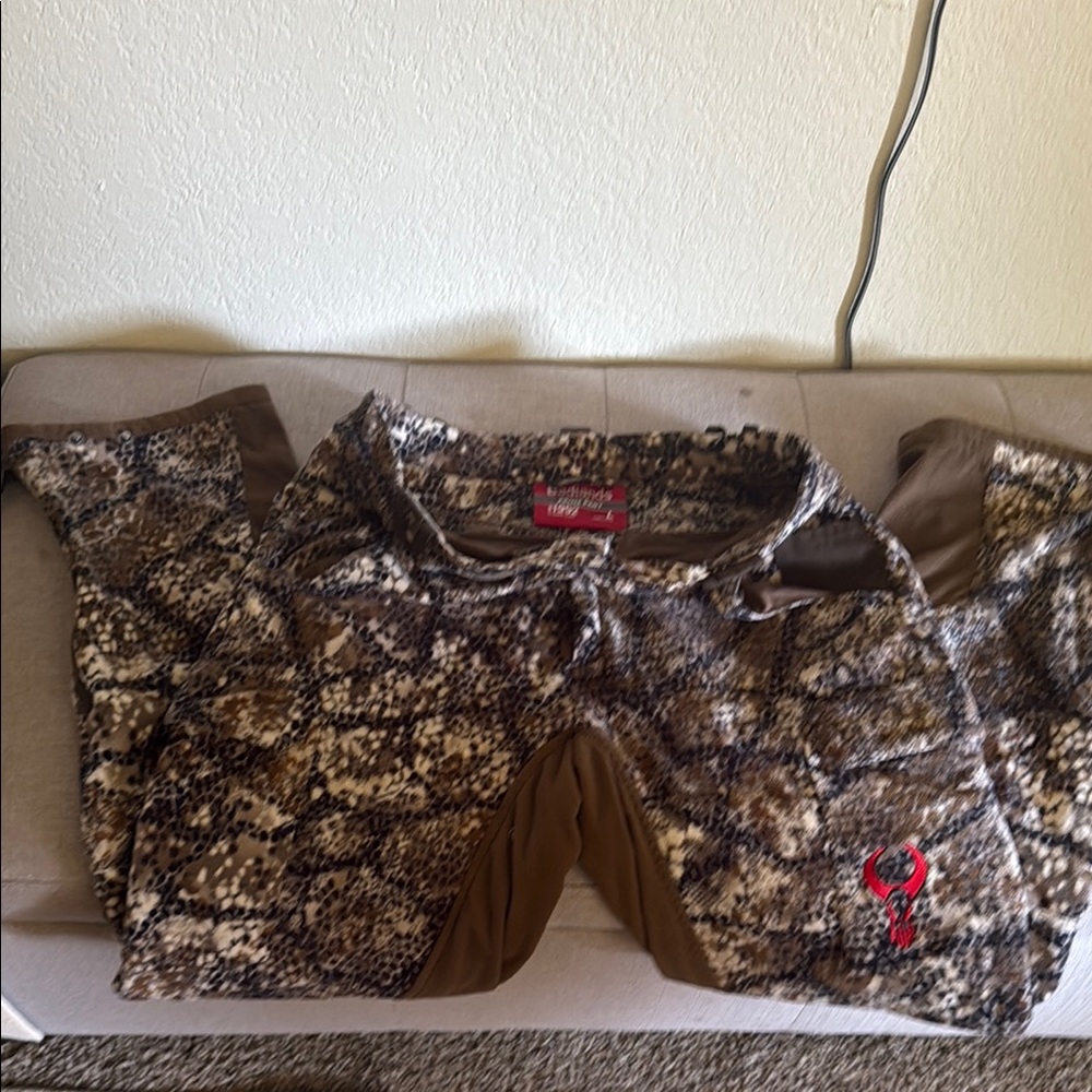 Unconditional Brown and Tan Camouflage Track Pants
